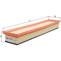 MAHLE ORIGINAL Luftfilter MAHLE LX 1604
