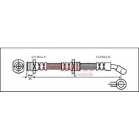METZGER Bremsschlauch 4110081