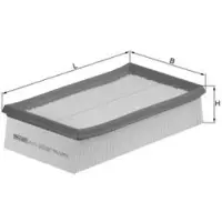 MAHLE ORIGINAL Luftfilter MAHLE LX 933/2