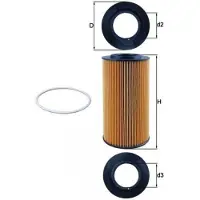 MAHLE ORIGINAL Ölfilter OX 434D