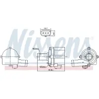 Nissens Wasserpumpe 832152