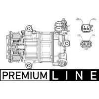 MAHLE ORIGINAL Kompressor, Klimaanlage BEHR *** PREMIUM LINE *** ACP 654 000P