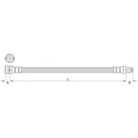 METZGER Bremsschlauch 4111333