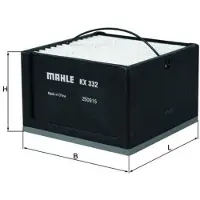 MAHLE ORIGINAL Kraftstofffilter KX 332
