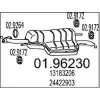 MTS Endschalldämpfer 01.96230