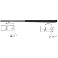 METZGER 2110467 Gasfeder Heckklappendämpfer für VW Caddy III Kombi (2KB, 2KJ, 2CB, 2CJ) 718mm