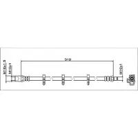 METZGER Bremsschlauch GREENPARTS 4112047