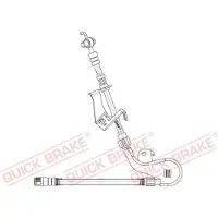 Quick Brake Bremsschlauch [Hersteller-Nr. 58.887X] für Peugeot, Citroën