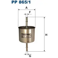 FILTRON Kraftstofffilter PP865/1