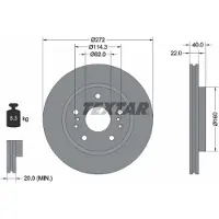 Textar Bremsscheibe 92329603, 1 Stück