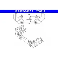 Ate Halter, Bremssattel 11.8170-0407.1