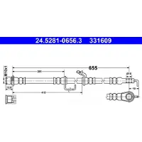 Ate 24.5281-0656.3 Bremsschlauch