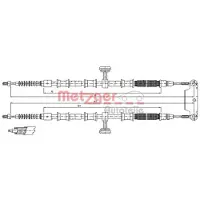 METZGER Seilzug, Feststellbremse COFLE 115945 hinten für Opel