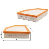 MAHLE ORIGINAL Luftfilter MAHLE LX4635