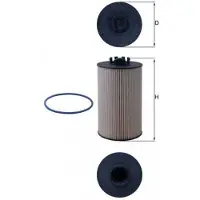 MAHLE ORIGINAL kx657d für MAN