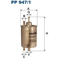 FILTRON Kraftstofffilter PP947/1