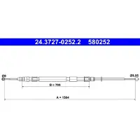 Ate 24.3727-0252.2 Seilzug, Feststellbremse