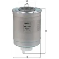 MAGNETI MARELLI Knecht Kraftstofffilter KC 109