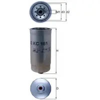 MAGNETI MARELLI Knecht Kraftstofffilter KC 161