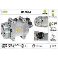 Valeo Kompressor, Klimaanlage ORIGINS - NEW O.E. TECHNOLOGIE 815024