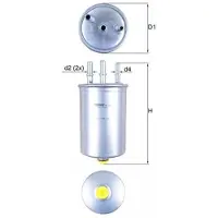 MAHLE ORIGINAL Kraftstofffilter MAHLE KL 511
