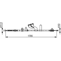 Bosch Seilzug, Feststellbremse 1 987 482 654