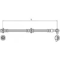 METZGER Bremsschlauch 4110131