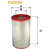 WIX FILTERS Luftfilter 93382EWIX FILTERS