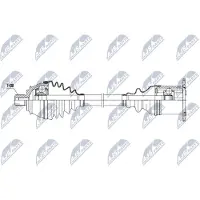 NTY NPW-AU-055 Antriebswelle Vorne Links für AUDI A6 Avant (4F5, C6) A6 Limousine (4F2, C6) A6 Allroad (4FH, C6)