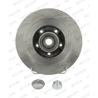 FERODO Bremsscheibe DDF1725-1 hinten, voll, 1 Stück