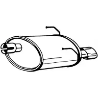 Bosal Hinterer Schalldämpfer 148-219