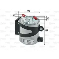 Valeo Kraftstofffilter [Hersteller-Nr. 587528] für Dacia, Renault