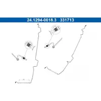 Ate Bremsschlauch 24.1294-0018.3