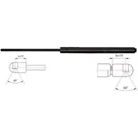METZGER 2110484 Gasfeder Heckklappendämpfer für FORD GALAXY (WA6) 574mm