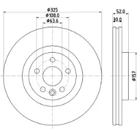 Hella Bremsscheibe PRO 8DD 355 123-111