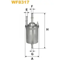 WIX FILTERS Kraftstofffilter WF8317