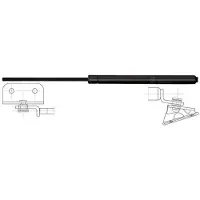 METZGER 2110019 Gasfeder Heckklappendämpfer für OPEL AGILA (A) (H00) 643mm