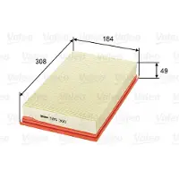 Valeo Luftfilter 585360 für Jaguar Daimler XK 8 Convertible XJ
