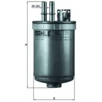 MAHLE ORIGINAL Kraftstofffilter MAHLE KL 173