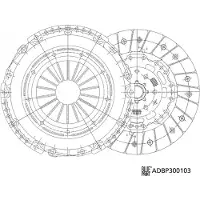 Blue Print Kupplungssatz Kupplung für OPEL Astra J Sports Tourer (P10) ADBP300103