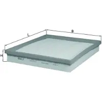 Knecht Luftfilter MAHLE LX 2076/1