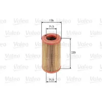 Valeo Luftfilter 585622 für Ford Maverick