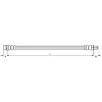 METZGER Bremsschlauch 4110896