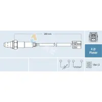 FAE Lambdasonde für HONDA ACCORD VIII (CU) nach-Kat 77786