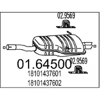 MTS Endschalldämpfer 01.64500