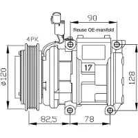 NRF Klimakompressor 32449