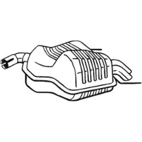 Bosal Endschalldämpfer 215-003