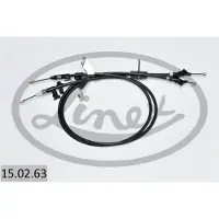 Linex Handbremsseil 15.02.63 Hinten für FORD FOCUS III Turnier 1545/1435/1460/1355mm