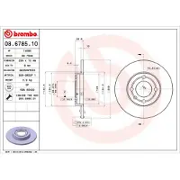 Brembo Bremsscheibe 08.6785.10