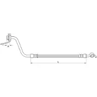 METZGER Autoteile Bremsschlauch [Hersteller-Nr. 4111056] für Hyundai
